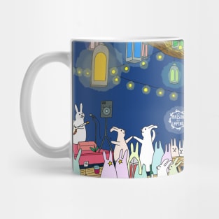 Dancing under Lights of Night Mug